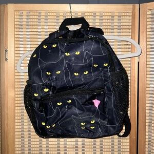 Small Backpack - Black Cats
